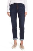 Women's Wit & Wisdom Exposed Button Fly Skinny Jeans - Blue