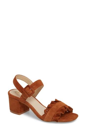 Women's E8 By Miista Sandie Block Heel Sandal .5us / 36eu - Brown