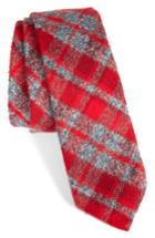 Men's Alexander Olch Plaid Cotton Tie, Size - Red