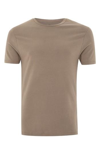 Men's Topman Ultra Muscle Fit T-shirt - Beige