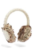 Women's Nirvanna Designs Cable Knit Earmuffs - White