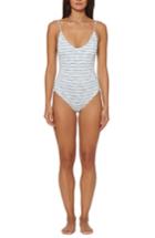 Women's Dolce Vita Lace-up One-piece Swimsuit - White