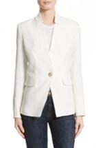 Women's Veronica Beard Turn-up Collar Jacket - White