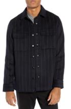 Men's Calibrate Clean Pinstripe Shirt Jacket - Blue