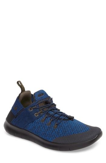 Men's Nike Free Rn Commuter 2017 Premium Running Shoe M - Blue