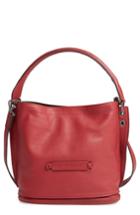 Longchamp 3d Leather Bucket Bag - Red
