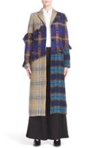 Women's Acne Studios Alexa Punk Fringe Patchwork Coat