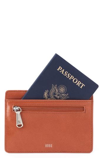 Hobo Euro Slide Credit Card & Passport Case - Red