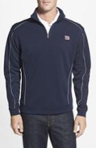 Men's Cutter & Buck New York Giants - Edge Drytec Moisture Wicking Half Zip Pullover