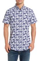 Men's Rodd & Gunn Blacks Point Print Sport Shirt - Blue