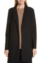 Women's Eileen Fisher Long Jacket, Size - Black