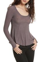 Women's Free People Super Scoop Top - Brown