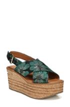 Women's Sarto By Franco Sarto Caroline Platform Wedge Sandal M - Green