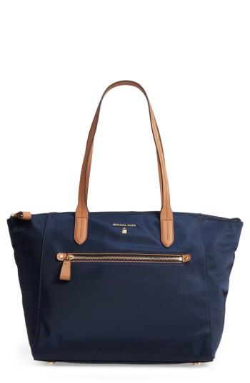 Michael Michael Kors Large Kelsey Nylon Tote - Blue
