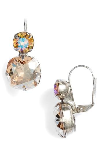 Women's Sorrelli On The Edge Crystal Drop Earrings