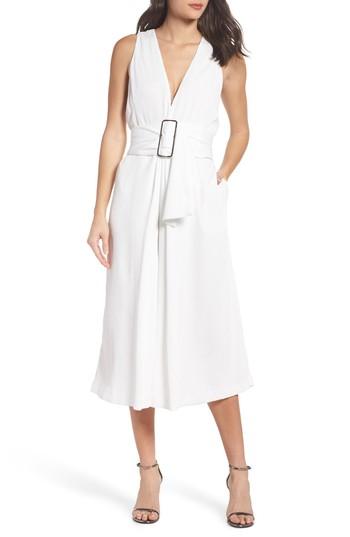 Women's C/meo Collective Dream Cloud Crop Jumpsuit - Ivory