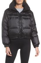 Women's Blanc Noir Reversible Puffer Jacket - Black