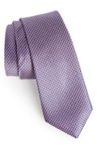 Men's Calibrate Anser Solid Silk Tie, Size - Pink