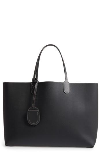 Gucci Large Turnaround Reversible Leather Tote - Black