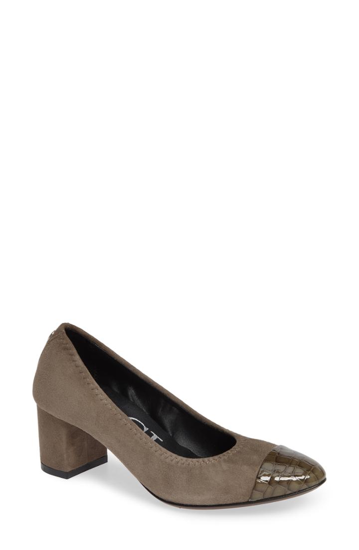 Women's Agl Cap Toe Pump .5us / 35.5eu - Grey