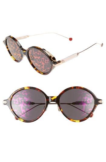 Women's Christian Dior Umbrags 52mm Sunglasses - Havana/ Red/ Gold