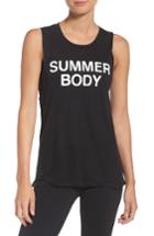 Women's Private Party Summer Body Tank - Black