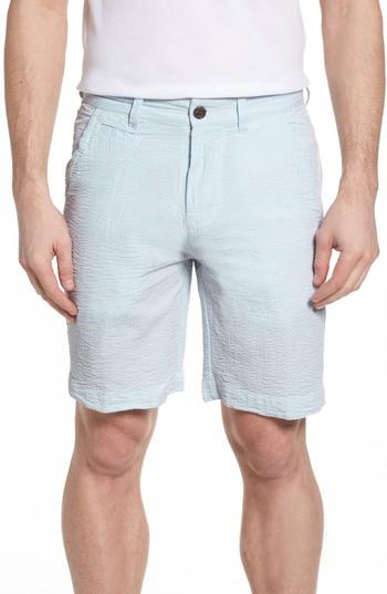 Men's Vintage 1946 Vintage Wash Seersucker Shorts - Blue