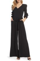 Women's Gabby Skye Tiered Sleeve Jumpsuit - Black