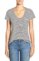 Women's Caslon Relaxed Slub Knit U-neck Tee, Size - Ivory