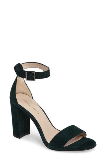 Women's Pelle Moda Bonnie Ankle Strap Sandal M - Green
