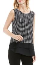Women's Vince Camuto Sahara Tracks Mixed Media Top
