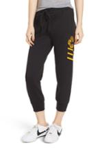 Women's Sub Urban Riot Eye Of The Tiger Crop Sweats - Black