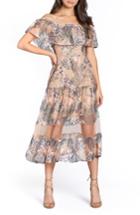 Women's Dress The Population Gabriella Off The Shoulder Dress - Pink