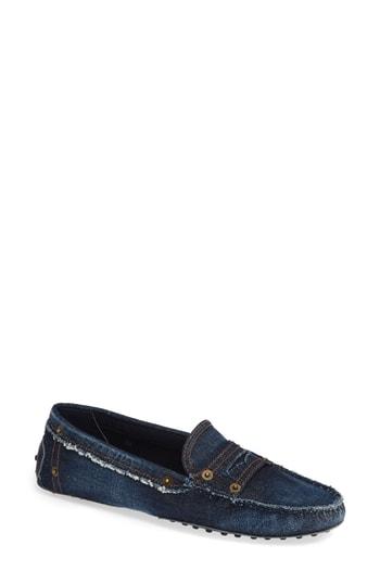 Women's Tod's Gommini Penny Loafer Us / 35eu - Blue