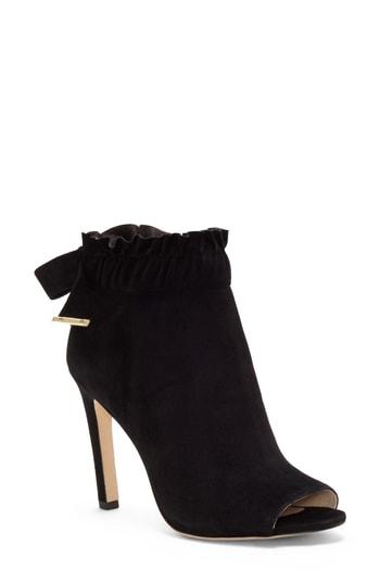 Women's Louise Et Cie Innay Peep Toe Bootie M - Black