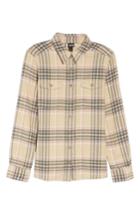 Women's Patagonia 'fjord' Flannel Shirt - Beige