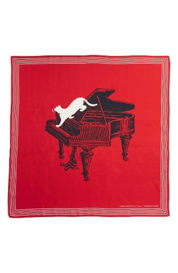 Women's Undercover Silk Scarf, Size - Red