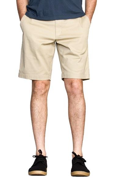 Men's Rvca The Week-end Twill Chino Shorts - Beige