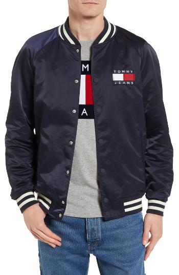Men's Tommy Hilfiger Tjm Satin Bomber Jacket