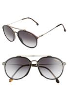 Men's Carrera Eyewear 55mm Round Sunglasses - Black Havana