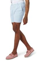 Men's Topman Pleated Chino Shorts - Blue