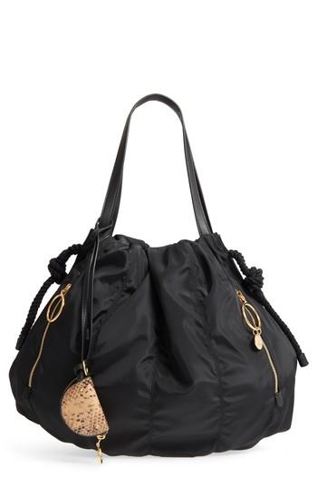 See By Chloe Large Flo Tote - Black
