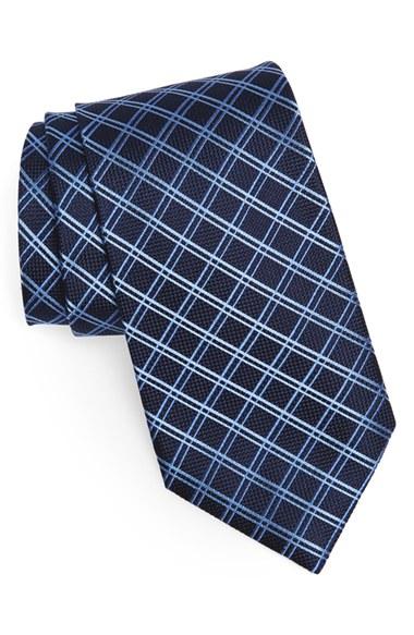 Men's Nordstrom Men's Shop Grid Silk Tie
