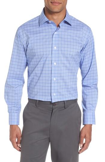 Men's Lorenzo Uomo Trim Fit Plaid Dress Shirt