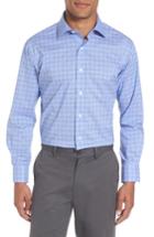 Men's Lorenzo Uomo Trim Fit Plaid Dress Shirt