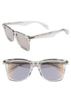 Women's Rag & Bone Core 51mm Square Sunglasses - Grey