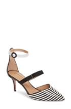 Women's Aquazzura Very Downtown Ankle Strap Pump .5us / 39.5eu - Black