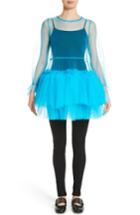 Women's Molly Goddard Agatha Tulle Mini Dress Us / 8 Uk - Blue