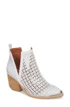 Women's Jeffrey Campbell Cromwell-c2 Perforated Bootie M - White