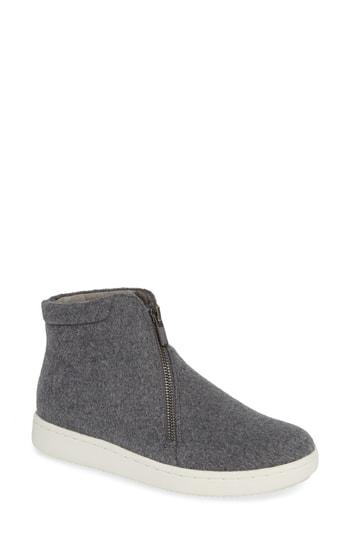Women's Eileen Fisher Bias Zip Sneaker M - Grey